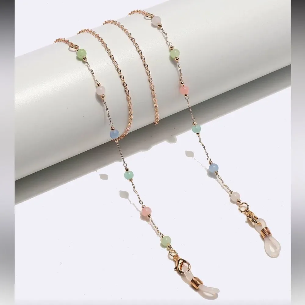 Beaded sunglasses chain N1757